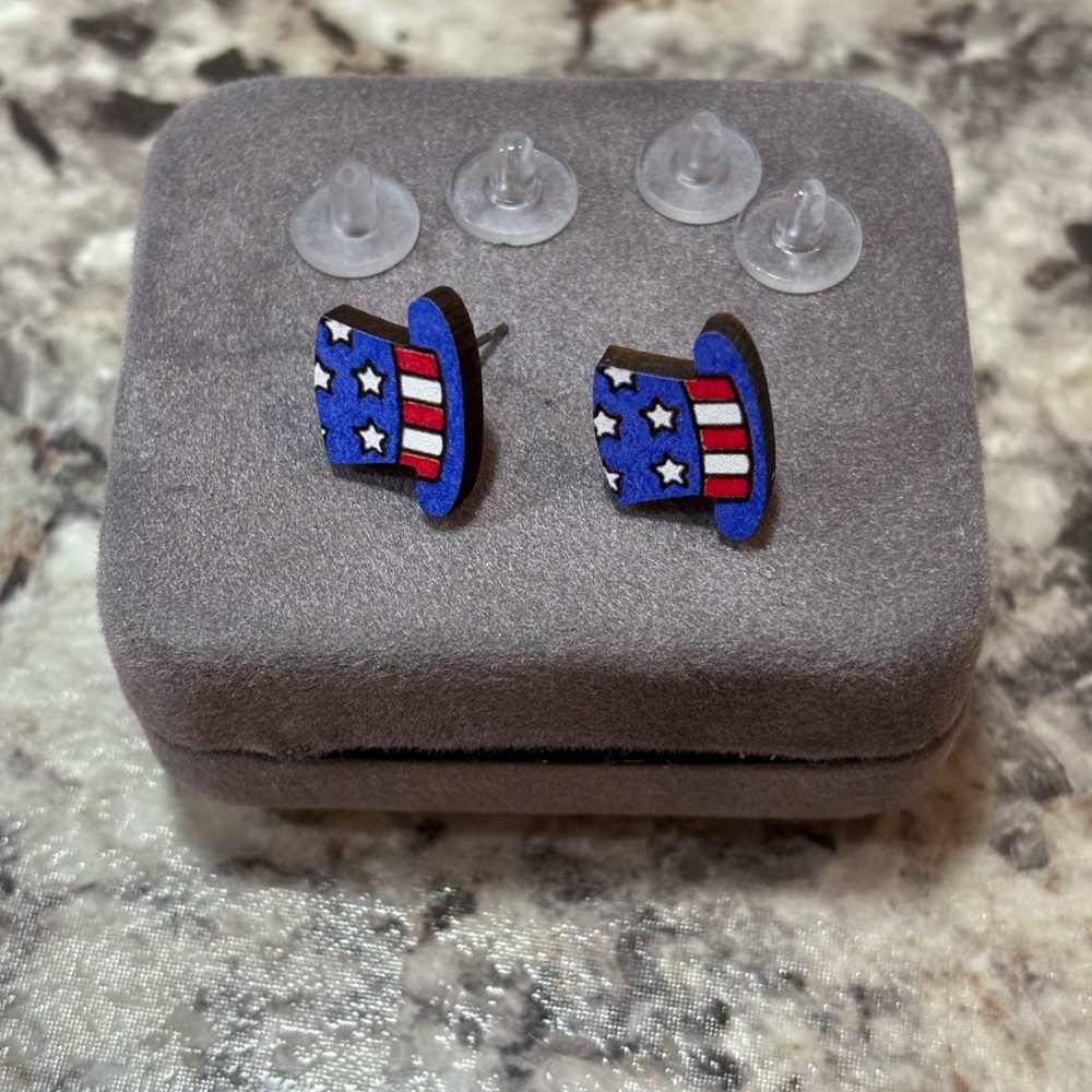 Patriotic Star Earrings